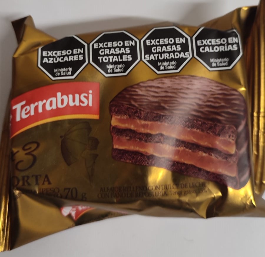 Alfajor Chocolate Terrabusi