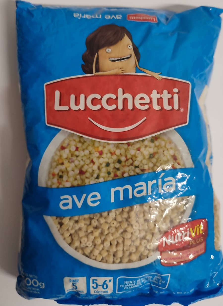 Fideoas Ave María Lucchetti 500 gr