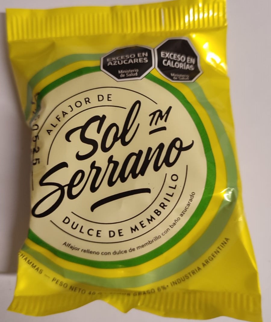 Alfajor Membrillo Serrano