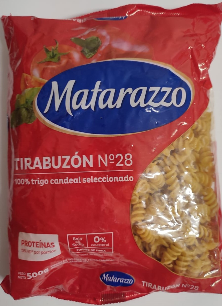 Fideos Tirabuzón Matarazzo 500 gr